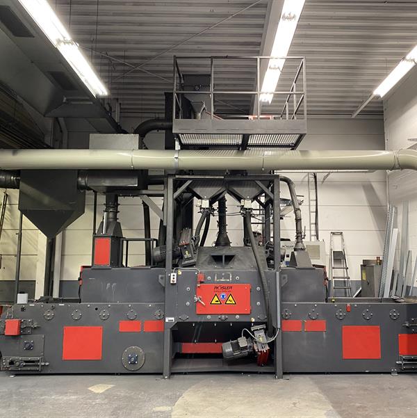 durchlaufstrahlanlage